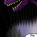 Purple Dino!! by antaydos