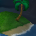 Generic palm tree on a generic stormy day. (No10) by indigoe
