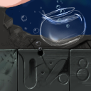 The happy fish on tile 6731 recently escaped from this very bowl. by gecko