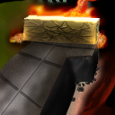 waves of blood crash against the beach... oh no! the lava is coming! duck and cover! :) by finite