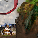 I din't know what to do with the red scarf so I passed it on by greg