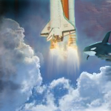 Sky Meets Water by root88