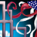 hey kids, look! another American flag tile! by aria