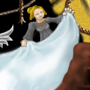 ARGH! continuing those ropes was terrible! i hope i never have to do that again! but i oodels of fun with the sky/sheet/whatever that while part is by aria