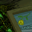 ledge flower by the fish