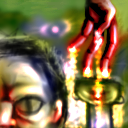 hehe, my first tile... trippy by kusma