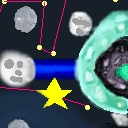 The Scary blow up of the Man on the Moon by Kplaxmaster