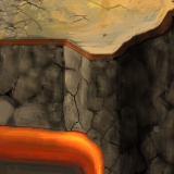 neatly-cut cliffside by greg