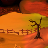 Dead tree... broken fence. by antaydos