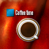 Coffee time. Don't kill me for the text, please. by Jakub Sudra
