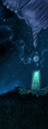 Strange things happen at the obelisk in the forest. by Primal_r