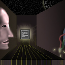 The master chip, and holy god looking at it by Le_Saint