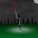 poor guy out in the storm by Heretic24