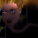 MY 5th tile an attempt at drawing a human face (not very good) by DEFFREAK2001