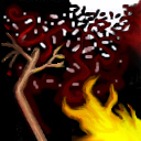 snow, fire and a twig by Carmaloo