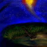 The swamp at night by Jakub Sudra