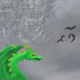 bearded dragon... er.. beard AND dragon by miskate