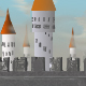 Castle in smoke by Damien_Dark