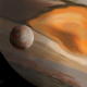 a jupiter style planet with an even bigger spot! by miskate