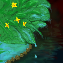 rainy leaves over light and dark...bah, i'm getting a little better at this (i think) =\ by bex