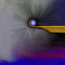 blue black hole by Decra
