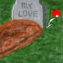 Valentines # 13 without a lover to hold me by BluJeann