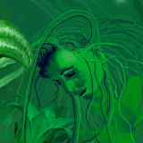 Green Quine, my goddess by Damien_Dark