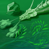 sleeping green dragon by voidmain