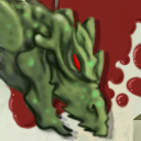 Dino head.. o<(:| by Mystery User Number 354125