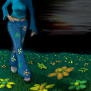 Mini Hippie and Flowers by gecko