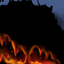 It's not hell, just a subterranean pocket of magma. by gecko