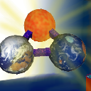 An odd tripod of celestial spheres... by TerakRall