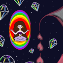 jeannie in the sky with diamonds by BluJeann