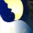 The cow jumped over the moon..... by Frogie