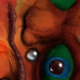 Tryed to be abstract yet having some form to it. Can't wait to see the surrounding tiles! iCE rules! by leo
