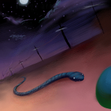 Aieee, a desert snake! by jamiem