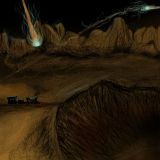 "Mars Meteorite Storm" by leo