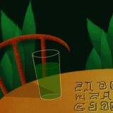 Tropical dinners are yummy but *what's* in that glass?! by nessahead