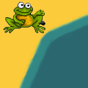 frog by the beach by sodium