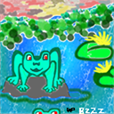 for frogie by BluJeann