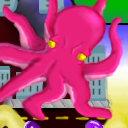 What do you do when a giant, pink octopus attacks the town? by Bigtime
