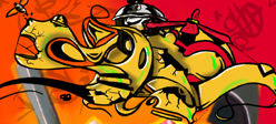 this was fun. first graffiti sketch in years... by wirewolf