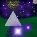 pyramid on the plain by Soxan