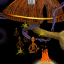 Meditation is searching for meaning. And, black backgrounds are boring. by matic