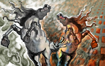 ::horse::The Temptation of St. Anthony:: by bannerimage