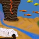 Some fishys, a cliff, other such things... by DarkDevil