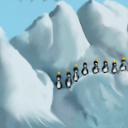 penguindians guarding the pass by miskate