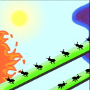 The ants go marching one by one........... by Frogie