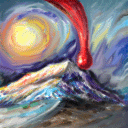 mix of impressionism with surrealism "red" by maxetormer