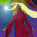 Guided by the light, the mother-to-be is searching through her dreams for a better place. by Zicon